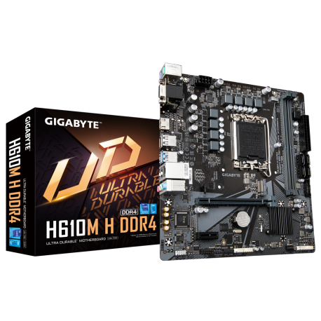Matična plošča Gigabyte H610M H DDR4 (H610,S1700,mATX,Intel)