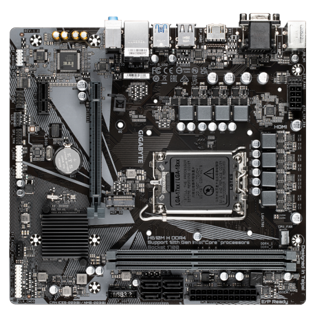 Matična plošča Gigabyte H610M H DDR4 (H610,S1700,mATX,Intel)