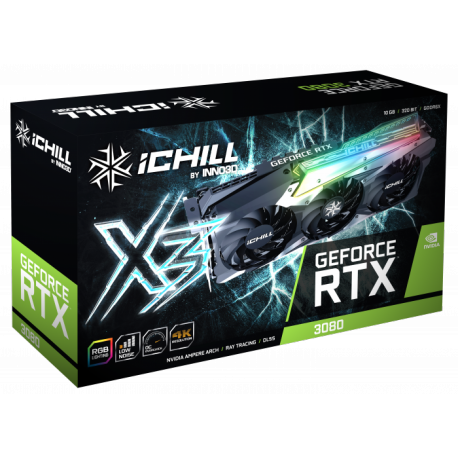 Grafična kartica INNO3D GeForce RTX 3080 iChill X3 LHR 10GB