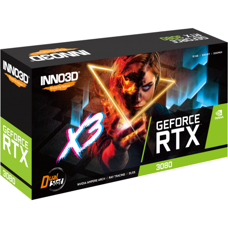 Grafična kartica INNO3D GEFORCE RTX 3080 X3 LHR