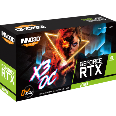 Grafična kartica INNO3D GeForce RTX 3080 X3 OC LHR 10GB