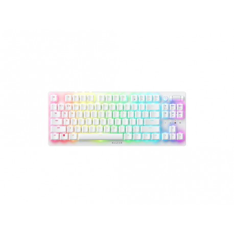 Tipkovnica Razer Deathstalker V2 Pro Tenkeyless, Rdeča linearna stikala, bela