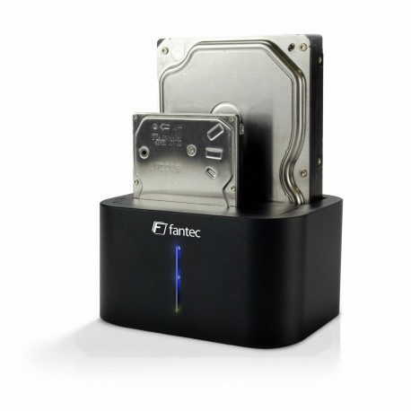 Čitalec in presnemovalec diskov USB 3.0 DS-X2U3-Alu 2xSATA v alu. ohišju Fantec
