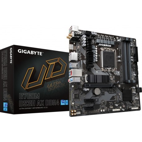 Matična plošča GIGABYTE B760M DS3H AX DDR4, LGA1700, mATX