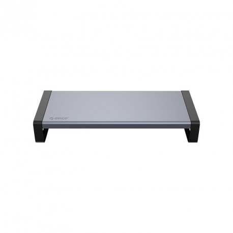 Stojalo za monitor z USB hub s 4 vhodi, USB 3.0, Aluminij + ABS, sivo, ORICO HSQ