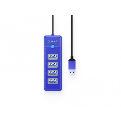 USB hub s 4 vhodi, USB 3.0, 0.15m, moder, ORICO PW4U-U3-015,