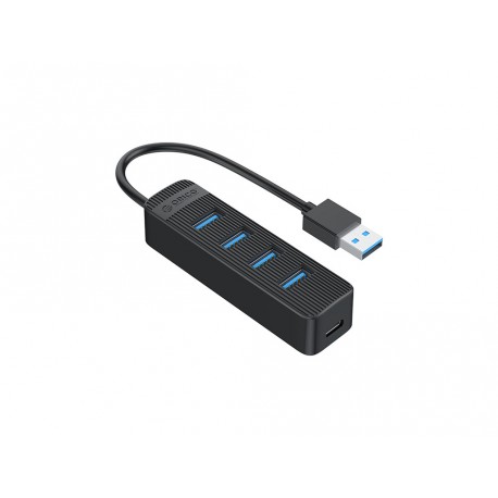 USB hub s 4 vhodi, USB 3.0, 0,15 m, črn, ORICO TWU3-4A