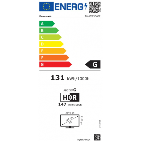 Televizor Panasonic OLED TX-65JZ1500E