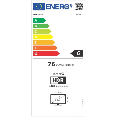 Televizor HISENSE 50A6GG