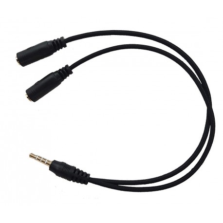Slušalke HAVIT adapter 3.5mm (M) na 2x 3.5mm (Ž  - mikrofon + slušalke), HV-G06