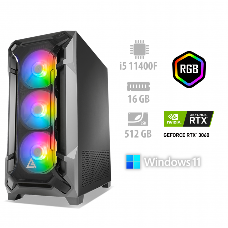 Namizni računalnik ANNI Leonis i5-11400F RTX 3060 512GB M.2 W11