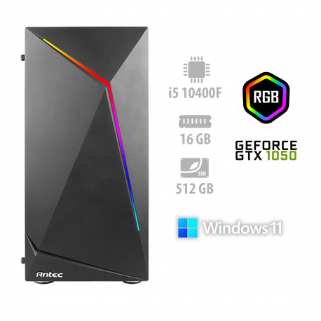 Namizni računalnik ANNI Tauri i5-10400F GTX 1050Ti 512GB M.2 W11