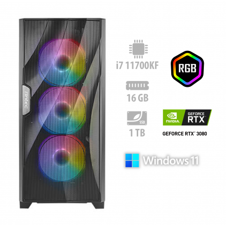 Namizni računalnik ANNI Scorpii i7-11700KF RTX 3080 16GB 1TB M.2 W11H