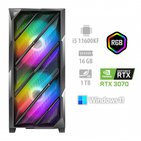 Namizni računalnik ANNI Aquilae i5-11600KF RTX 3070 1TB M.2 W11H