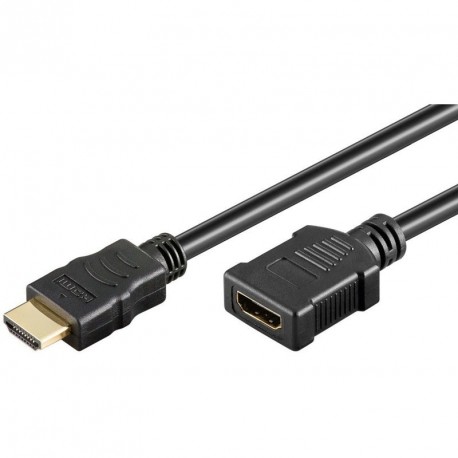 Kabel GOOBAY HDMI 2m črn mrežni podaljševalni kabel
