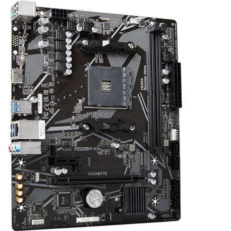 Matična plošča GIGABYTE A520M K, DDR4, AM4, mATX