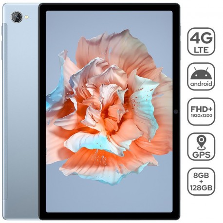 Blackview TAB15 10.5 tablični računalnik 8GB+128GB LTE, moder, priložen ovitek