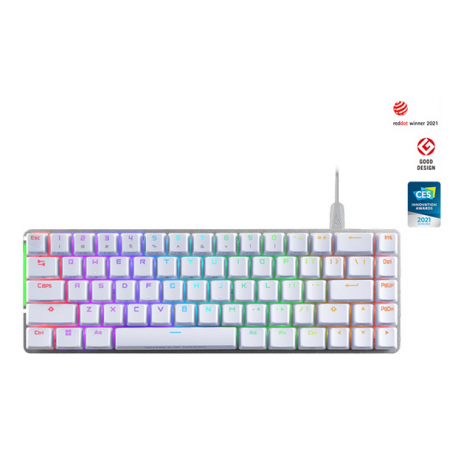 Tipkovnica ASUS ROG Falchion Ace, ROG NX Red, RGB, bela