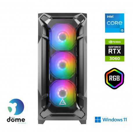 Računalnik ANNI Gamer Advanced i5-12400F / RTX 3060 / 16 GB / 500 GB / W11H