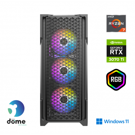 Računalnik ANNI Gamer Extreme R7-5800X / RTX 3070 Ti / 16 GB / 1 TB / W11H