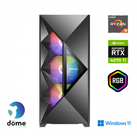Računalnik ANNI Gamer Elite R9 5900X / RTX 4070 Ti / 32 GB / 2 TB / W11H