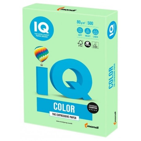 Papir barvni a3 80gr iq pastel zelena mg28 1/500