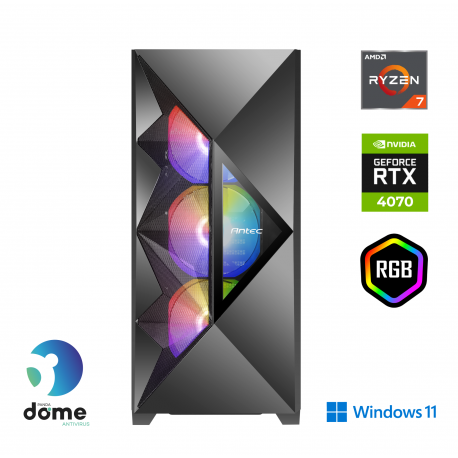 Računalnik ANNI Gamer Elite R7-5800X / RTX 4070 / 16 GB / 1 TB / W11H