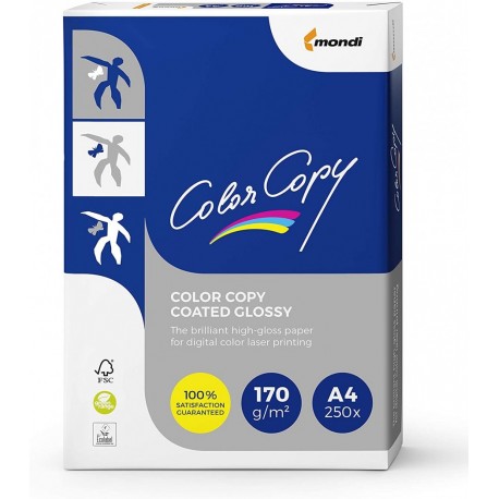 Papir color copy a4 170 gr premaz glossy 1/250