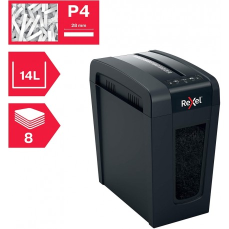 Uničevalec dokumentov rexel strip cut x8-sl 4x40 secure p-4 2020126eu
