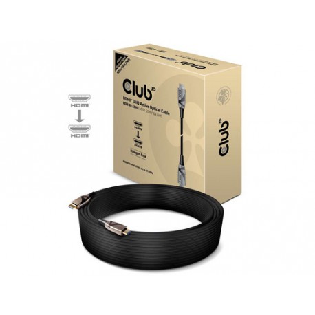 Kabel HDMI v HDMI Club 3D CAC-1390, 4K@60Hz, Hybrid Active Optical, 50m,