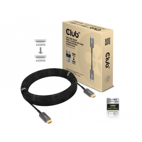 Kabel HDMI v HDMI Club 3D CAC-1377, 8K@60Hz / 4K@120Hz, certificiran, aktivni op
