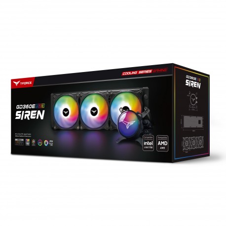 Vodno hlajenje Teamgroup Siren GD360E AIO