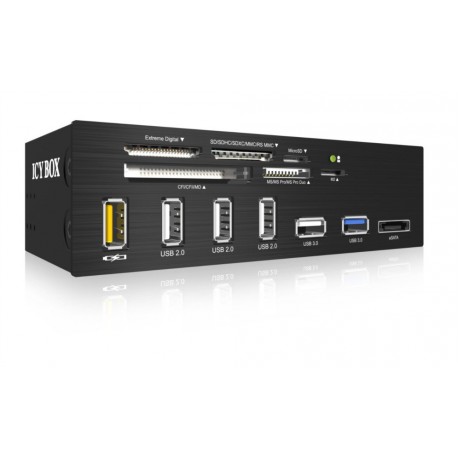 Front panel multiport čitalec kartic Icy Box IB-867-B