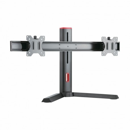 Stenski nosilec za TV / monitoWHITE SHARK nosilec namizni LCD 2xmonito Gaming čr