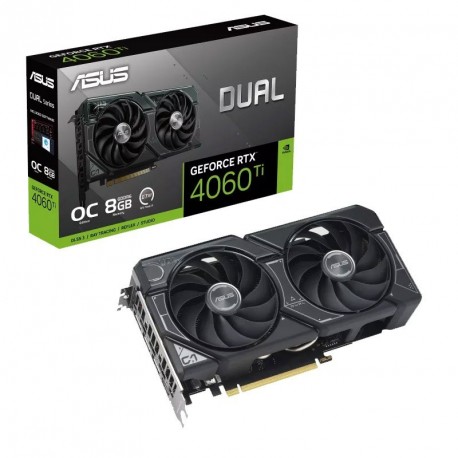 Grafična kartica ASUS DUAL GeForce RTX 4060 Ti OC 8GB, 90YV0J40-M0NA00