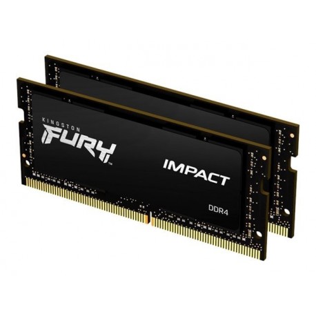 Pomnilnik KINGSTON 32GB 2666MHz DDR4 CL15 SODIMM Kit of 2 1Gx8 FURY Impact