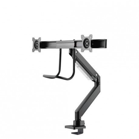 Gibljivi nosilec za 2 monitorja 10-32, 8 kg, NM-D775DXBLACK