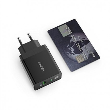 Anker PowerPort+ 1 QC 3.0 stenski polnilec črn