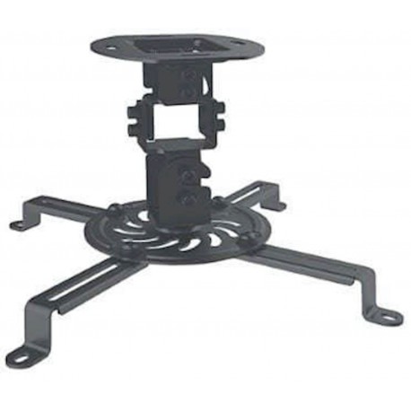 Stropni nosilec za projektor 32 cm MANHATTAN, 13,5kg, naklon ±15°, črne barve