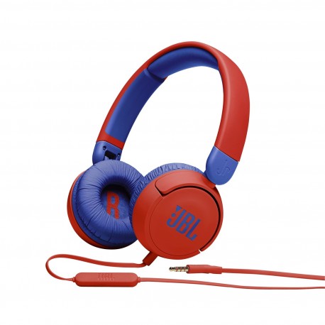 Slušalke žične otroške JBL, rdeče, JBLJR310RED