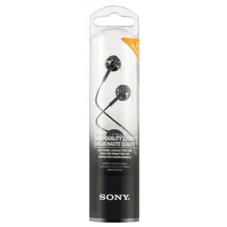 Slušalke z ušesnimi čepki SONY MDREX110LPB črne, MDREX110LPB.AE