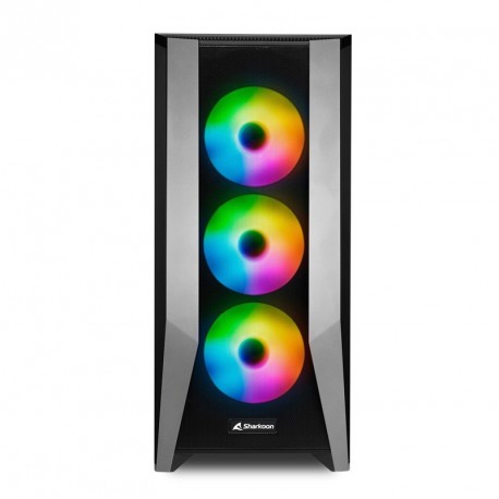 Ohišje ATX SHARKOON TG7M RGB, okno, gaming, črno