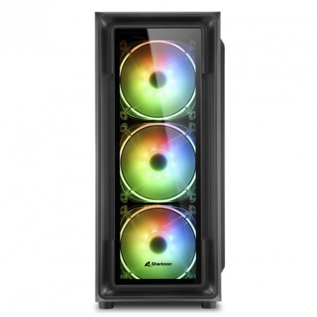 Ohišje ATX SHARKOON TK4 RGB, okno, gaming, črno