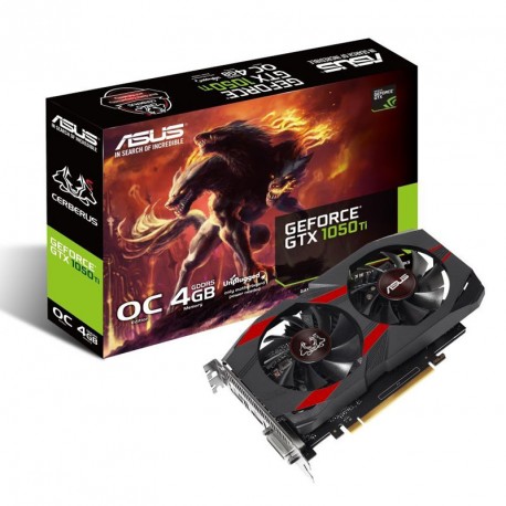 Grafična kartica GeForce GTX 1050 Ti 4GB ASUS Cerberus OC