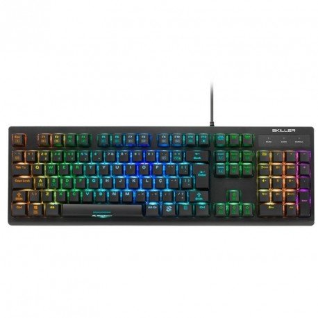 Tipkovnica USB SHARKOON SKILLER SGK30 RGB, modra