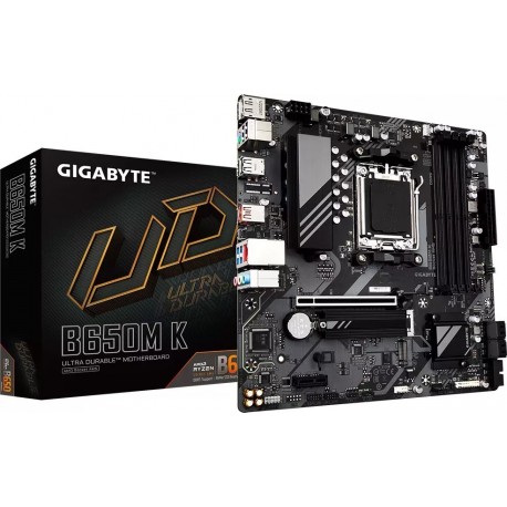Matična plošča GIGABYTE B650M K, DDR5, mATX