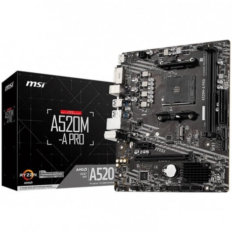 Matična plošča MSI A520M-A PRO, DDR4, mATX