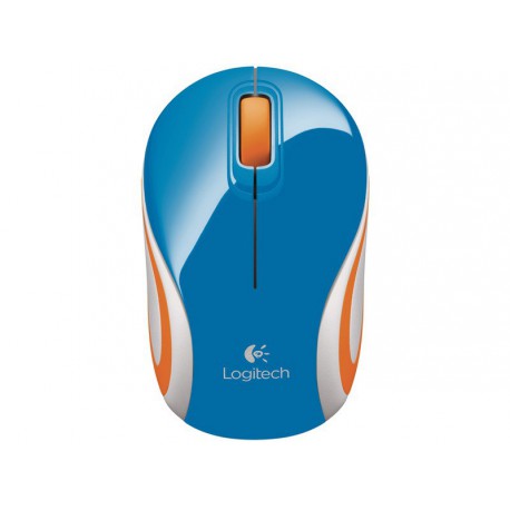 Miška za prenosnik brezžična optična Logitech M187 modra