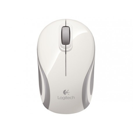 Miška za prenosnik brezžična optična Logitech M187 bela