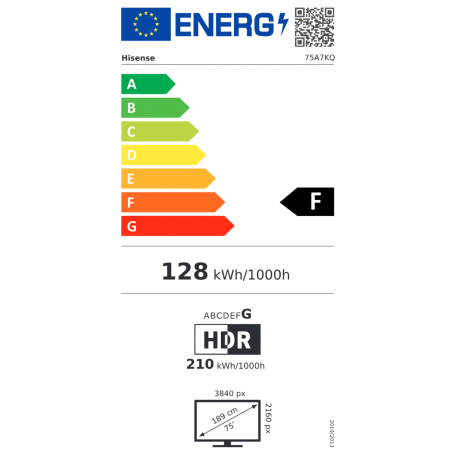 Televizija HISENSE 75A7KQ